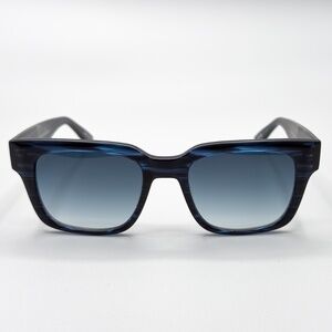 Barton Perreira Zander Sunglasses - Havana Blue with Gradient Lenses - 52-20-148